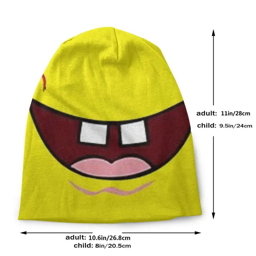 Вязаная шапка Smile для мужчин женщин и детей осенне-зимний мем в виде Патрика