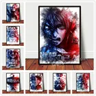 Плакат на холсте из аниме атака на Титанов