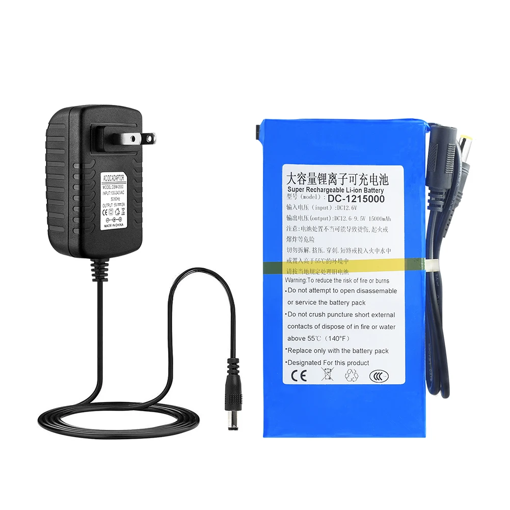 Новый DC121500 высокое качество супер 12 6 v 15Ah перезаряжаемый портативный литий