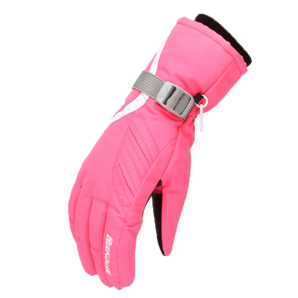 Теплые детские зимние ветрозащитные перчатки для катания на лыжах и сноуборде