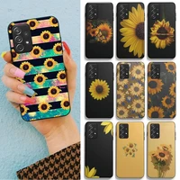 colorful sunflower phone case for samsung galaxy a21s a31 a32 a20re a51 a52 a71 5g a72 a80 a91 s10 lite shell cover