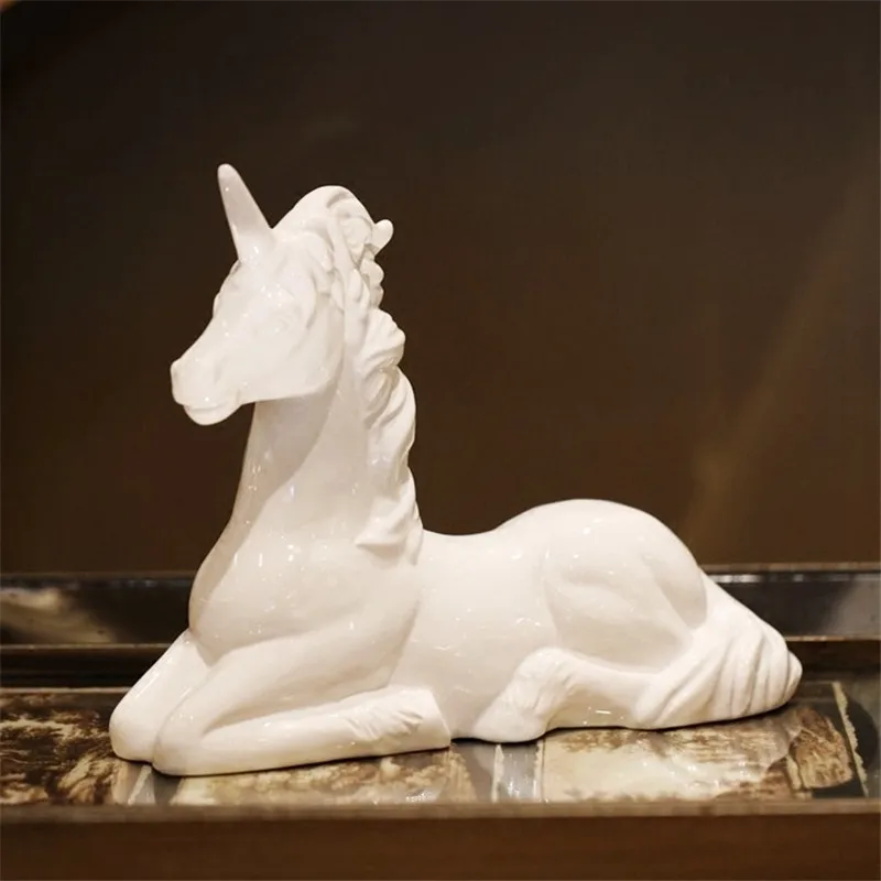 Креативное керамическое покрытие в скандинавском стиле слон единорог голова