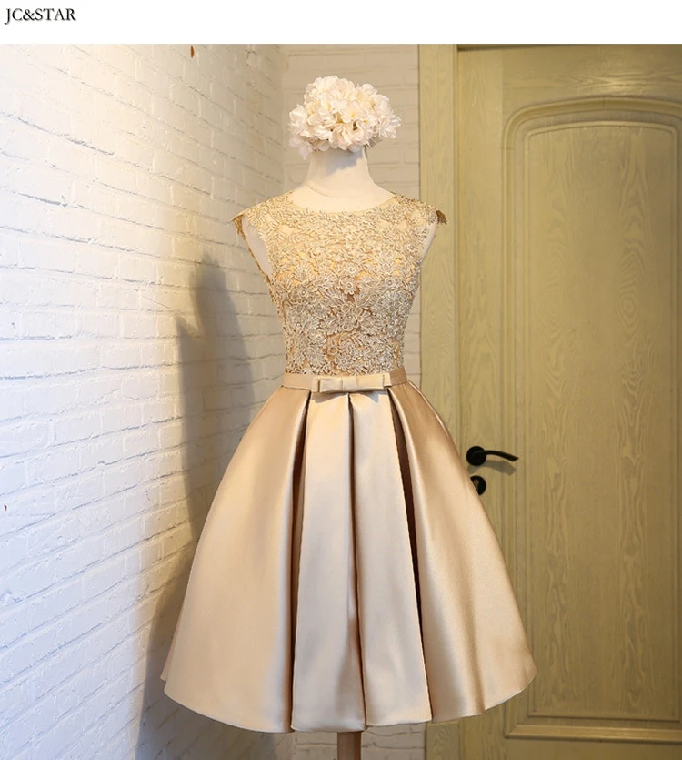 Пыльно-розовое шампанское красное для подружек невесты короткое атласное