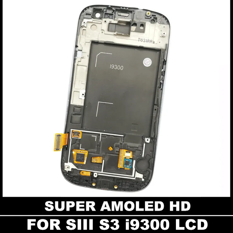 Супер AMOLED LCDS Замена для Samsung Galaxy SIII S3 i9300 телефон ЖК дисплей кодирующий