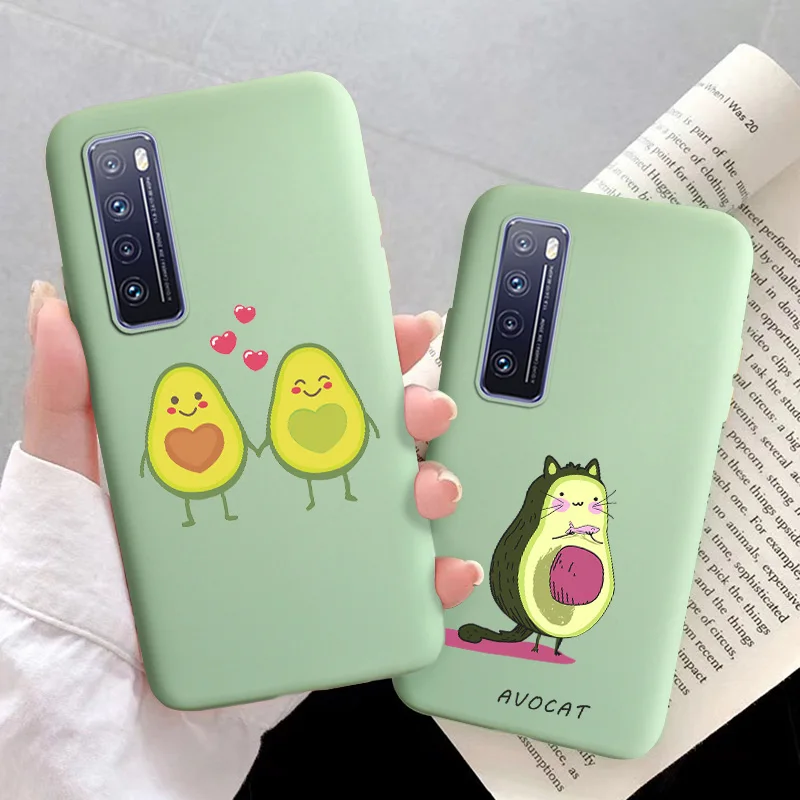Силиконовые Матовые чехлы для Huawei Mate 30 20 Lite 10 9 Pro чехол с рисунком на Nova 6 SE 5i 4 3i 2 Plus