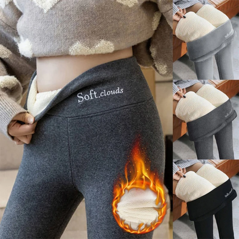 

1 шт. зимние женские леггинсы, облегающие бархатные теплые брюки, очень плотные обтягивающие сохраняющие тепло женские устойчивые эластичн...