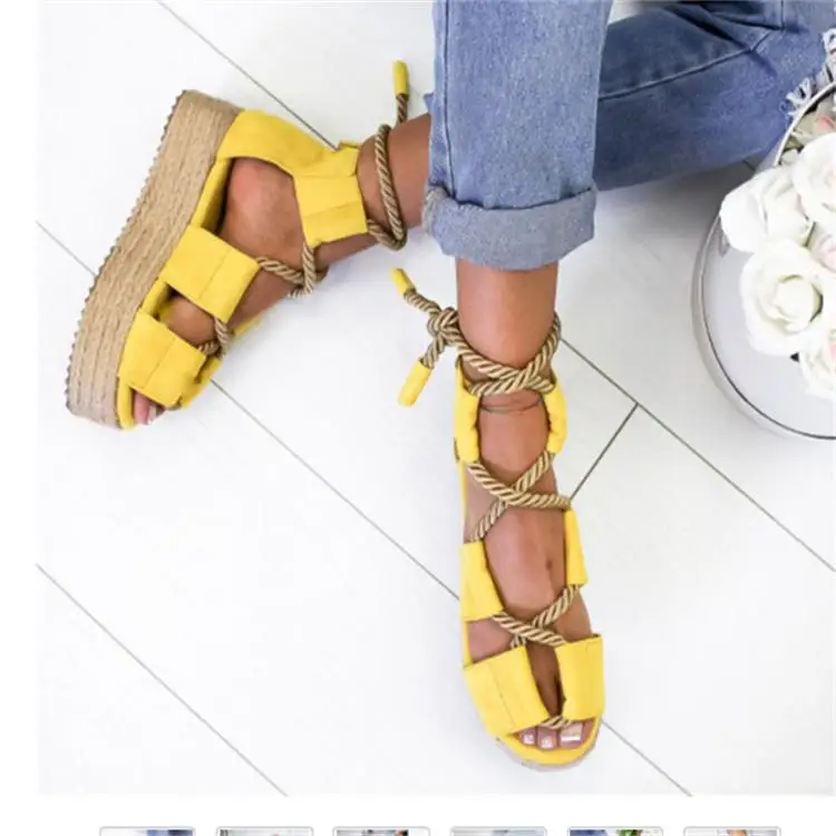 Сандалии женские на плоской подошве пляжная обувь с ремешком удобные босоножки