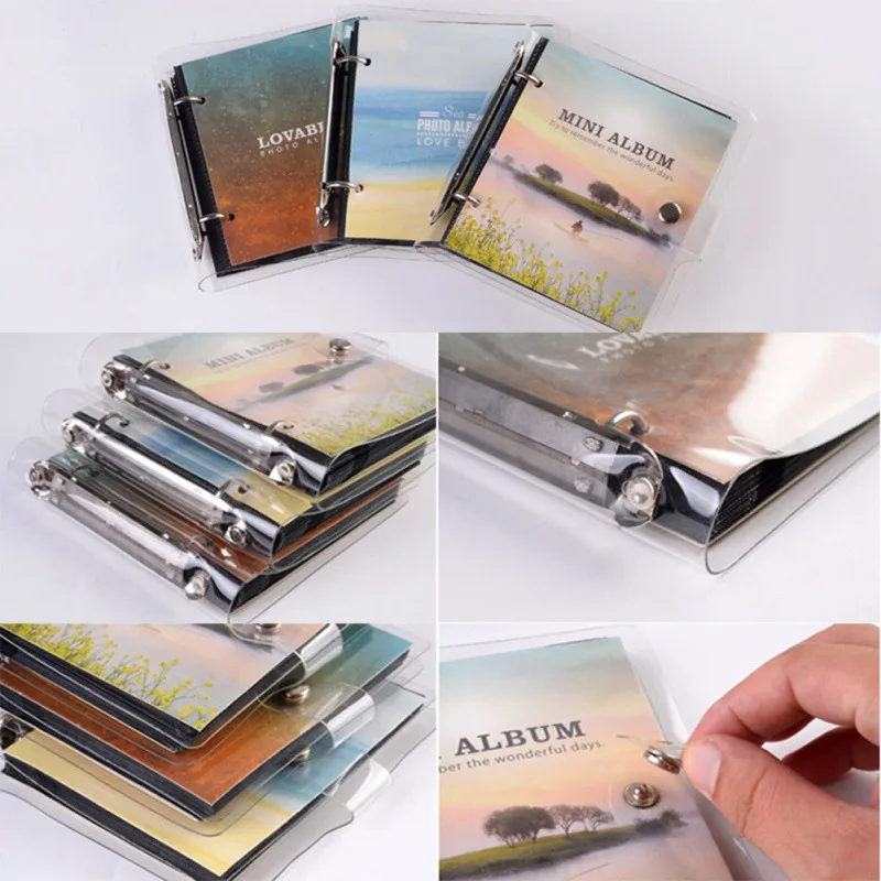 Светильник вая и теневая серия Loose leaf ПП фотоальбом для хранения билетов открытка