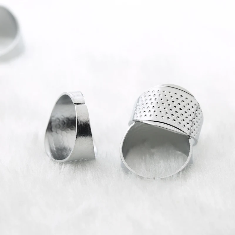 3 шт. бытовые швейные инструменты DIY серебряное кольцо наперстки защита для