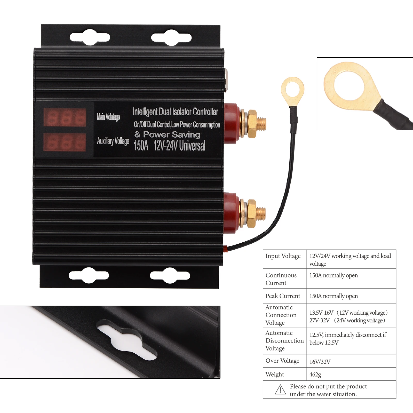 Автомобильный двойной изолятор FOSHIO 12 В 24 в 150 А реле универсальный переключатель