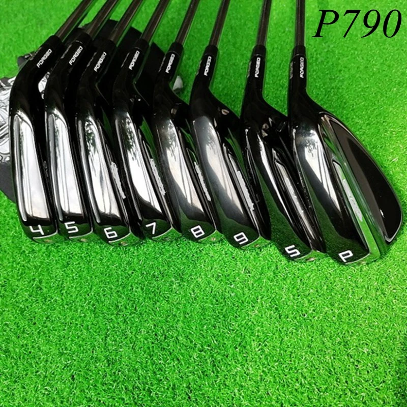 P790 Гольф клубы клюшки для гольфа набор черный кованого железа 4 P.S из 8 штук Сталь
