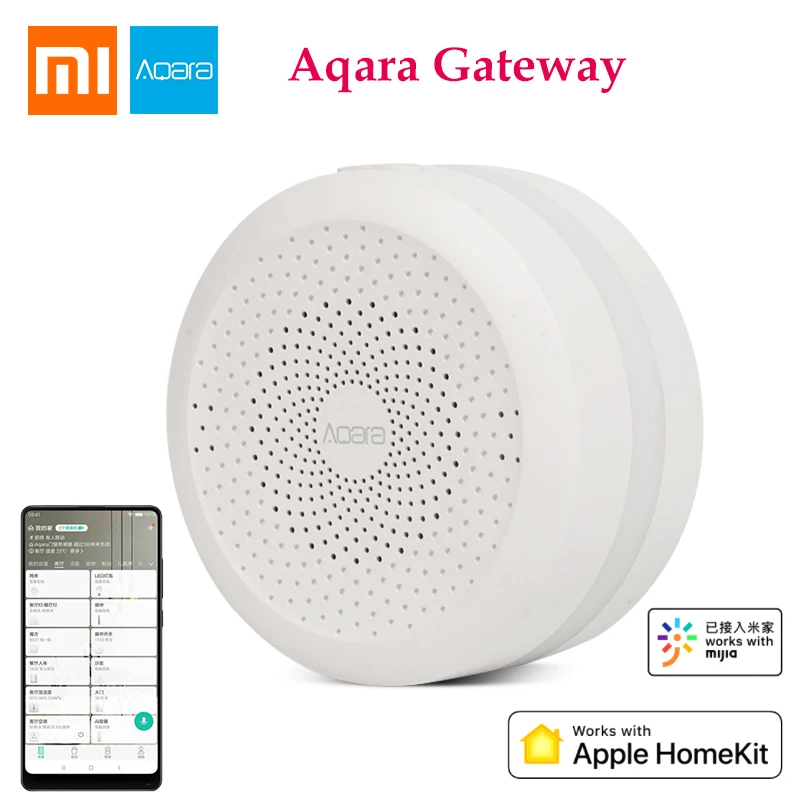 Xiao mi jia Aqara Hub mi Gateway с RGB светодиодный ночной Светильник Smart Work с Apple Homekit Aqara App International Edition
