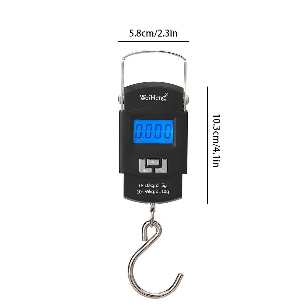 

New 25Kg x 10g Digital Hanging Scale Mini Electronic Luggage Hook Kitchen Steelyard Portable Electronic Hanging Hook Scale Nice