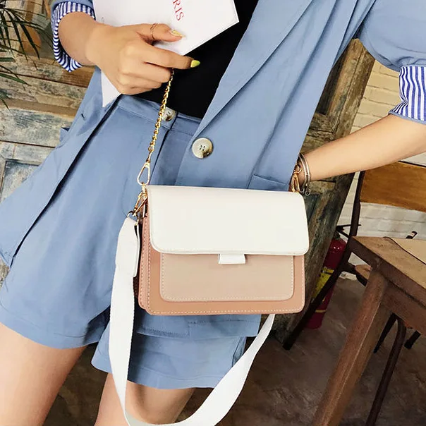 Khaki Pu Leather Women Bag Fashion Simple Small Bags For Women Travel Women Handbag High Capacity Women Crossbody Messenger Bag - Цвет: Khaki