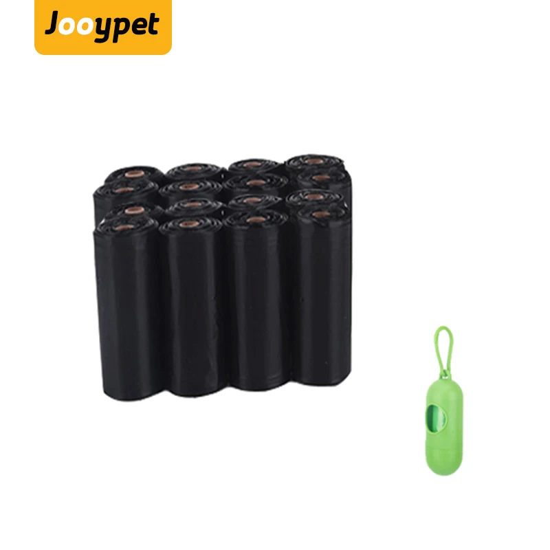 JOOYPET 10 рулонов 100% биоразлагаемые собачьи какашки мешок один синий портативный