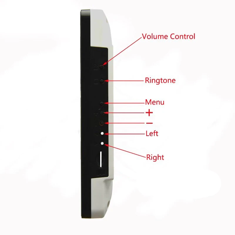 anjielasmart 7 inch lcd video doorbell door phone record intercom system infrared night vision camera with 16gb tf card free global shipping