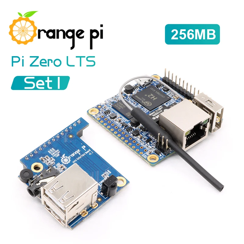 Orange Pi zero LTS комплект 1: orange Pi zero LTS 256 МБ+ плата расширения для Raspberry Pi