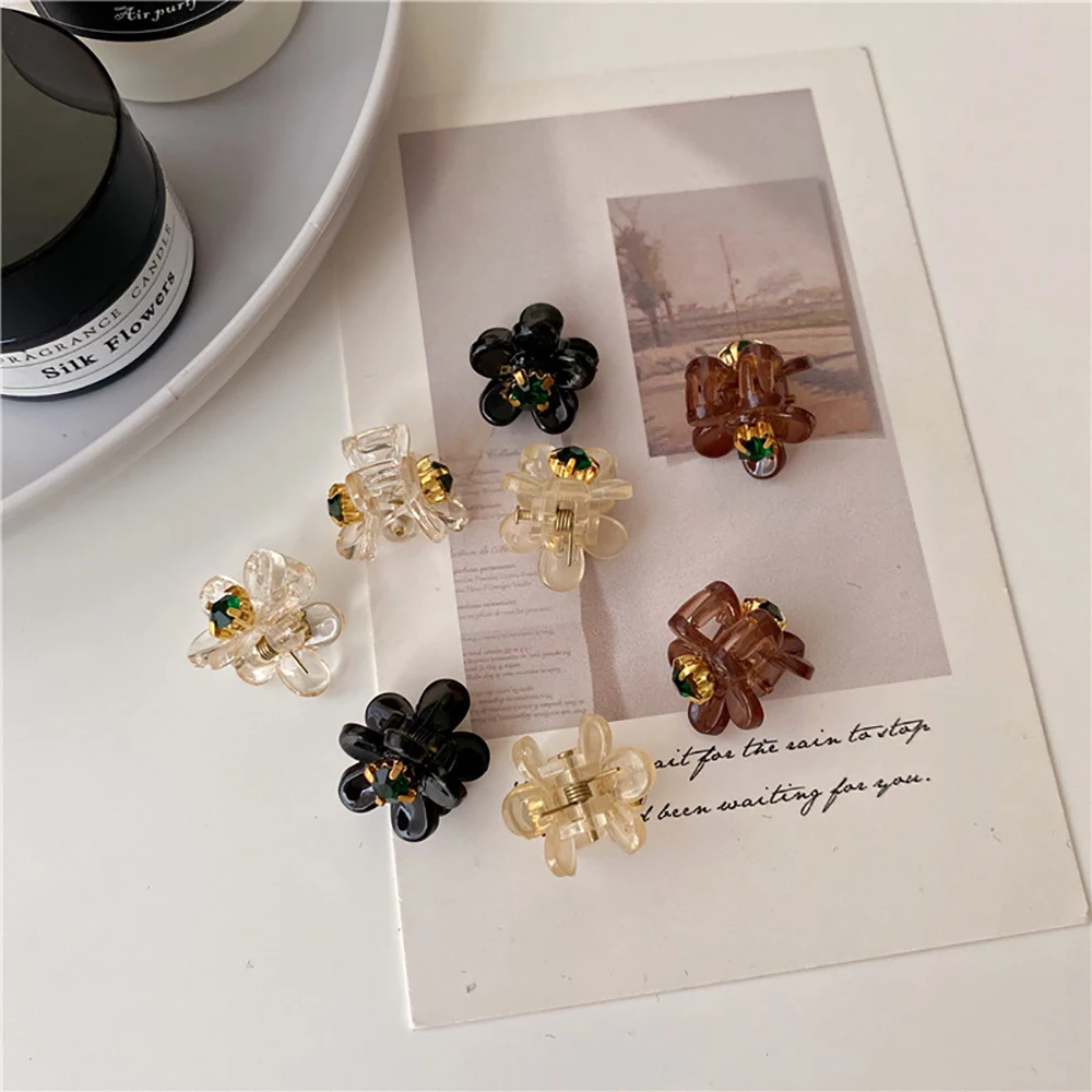 

Cute Korean Gift Pearl Women Hairpin Hair Accessories Flower Hair Claw Crab Clip
