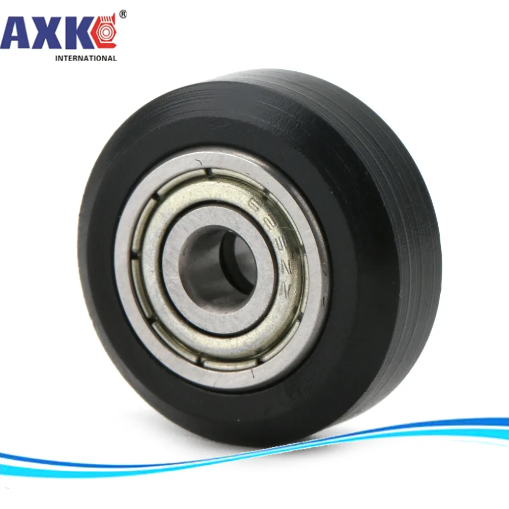 

For Openbuilds Small Plastic wheel with Bearings Passive Round wheel Idler Pulley Gear perlin wheel For 3D Printer Parts BX16