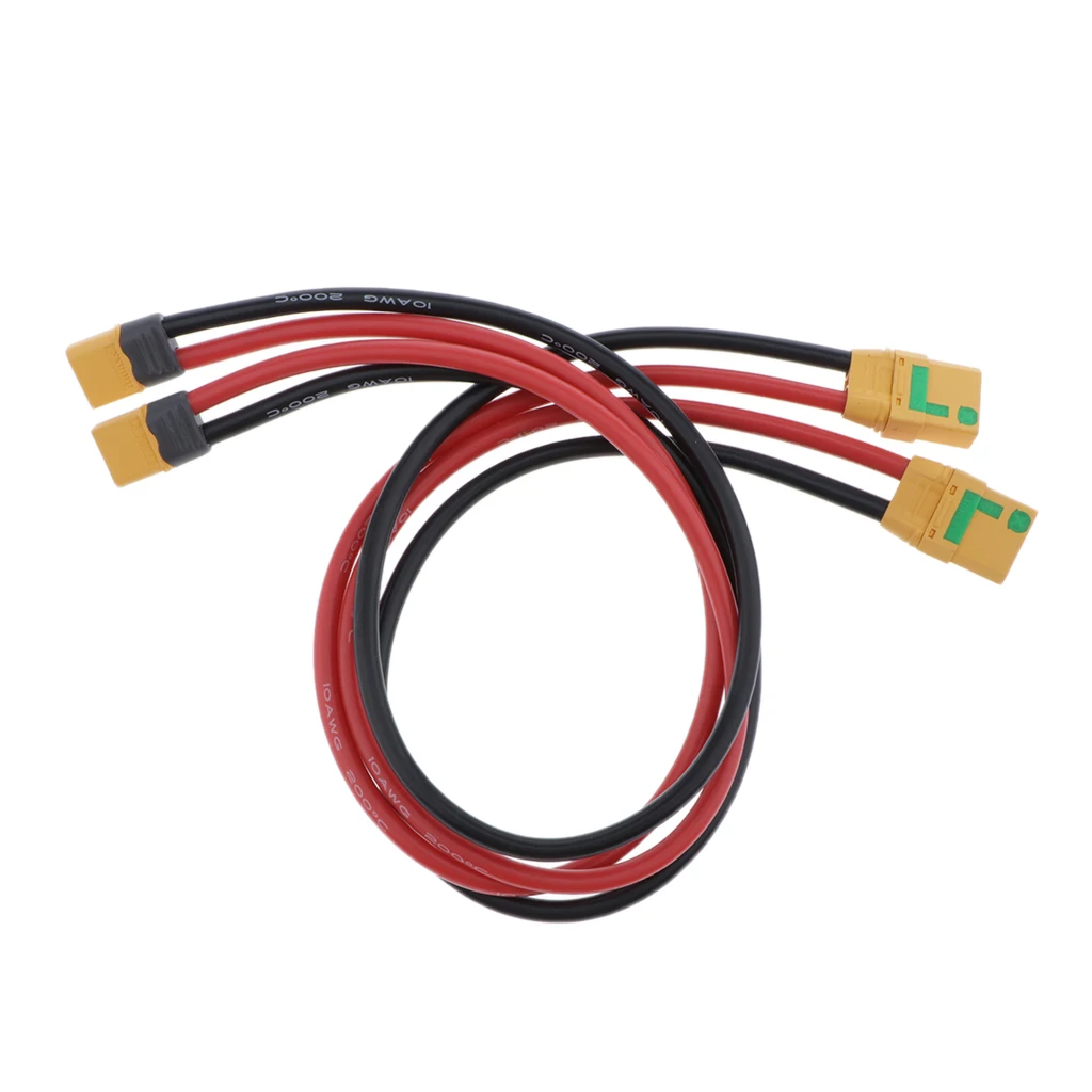 

2 упаковки RC вертолет аккумулятор XT60 штекер к XT90 Женский Удлинительный кабель