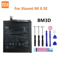xiao mi original bm3d battery for xiaomi 8 xiaomi8 se mi8 se m8se bm3d genuine replacement phone battery 3020mah with free tools