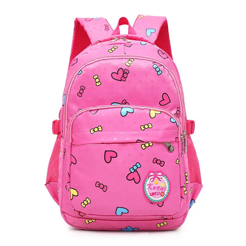 Новая школьная Детская сумка-рюкзак с принтом для девочек, рюкзаки на молнии, школьные сумки для девочек, школьная сумка Mochilas