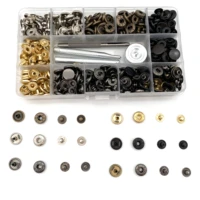 leather snap fasteners kit 12 5mm metal button snaps press studs 4 installation tools leather snaps for clothes jackets