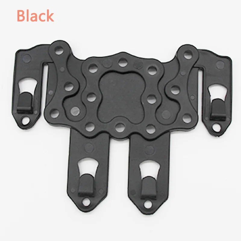 Black CQC Молл адаптер Скорость клип платформа страйкбол Глок 17 M92 кобура рельс чехол крепление кобура для охотничьего пистолета адаптер пистолет аксессуары - Цвет: Black