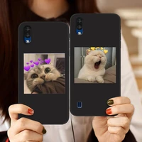 personalise luxury cute interesting cat phone case for zte blade a3 a5 a7 a7s 2020 a31 a51 a71 10 20 smart silicone soft case