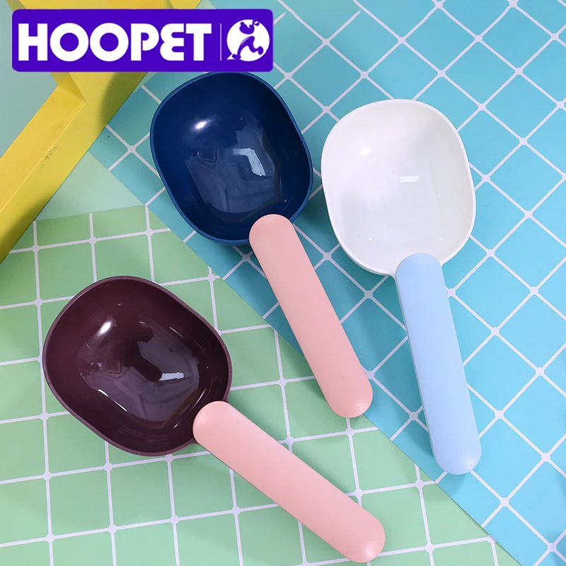 HOOPET 3 цвета Ложка для корма животных корм домашних весы чашка собаки кошки миска
