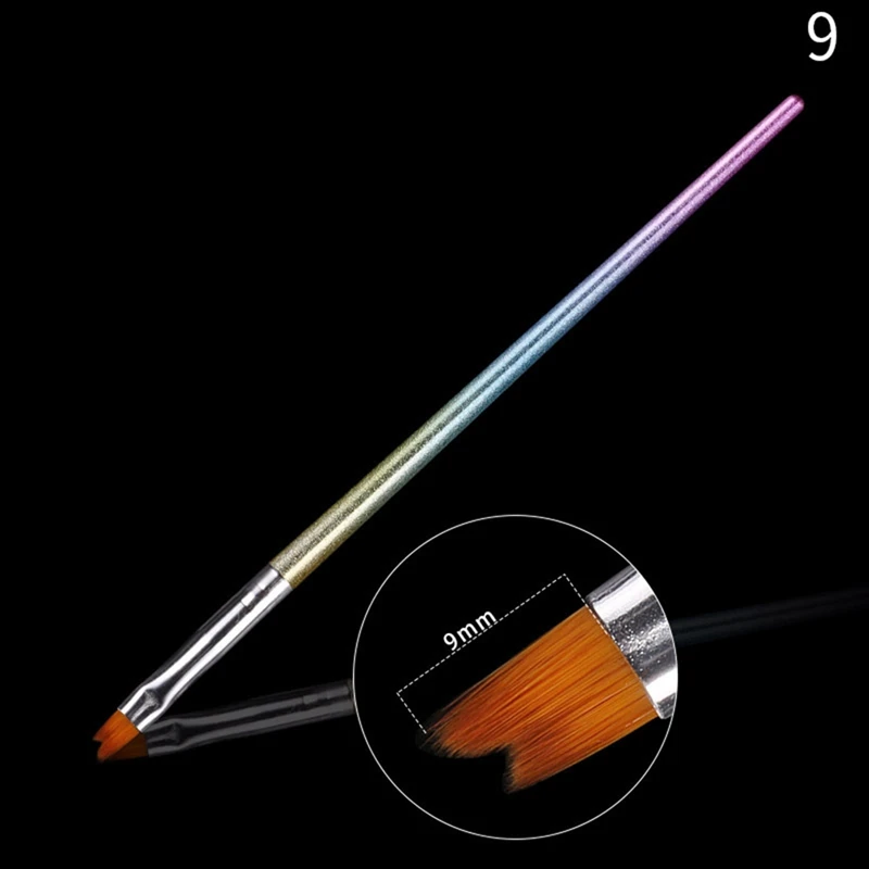 

Finger Concubine Nail Art Pen, 9 Sets of Professional Painted Flower Petal Pattern Pen, Painted Brush, Nail Brush