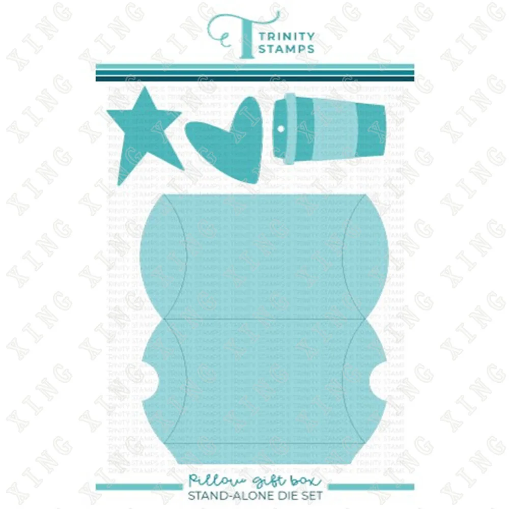 

Hot Sale Pillow Gift Box New Metal Cutting Dies Scrapbook Diary Decoration Stencil Embossing Template Diy Greeting Card Handmade