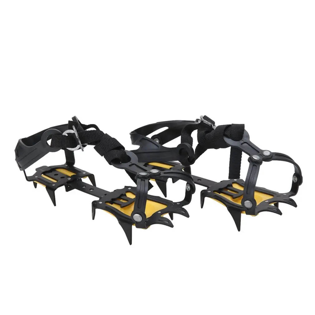 

Quality Outdoor Climbing Antiskid Crampons Winter Walk 10 Teeth Ice Fishing Snowshoes Manganese Steel Slip Shoe Covers