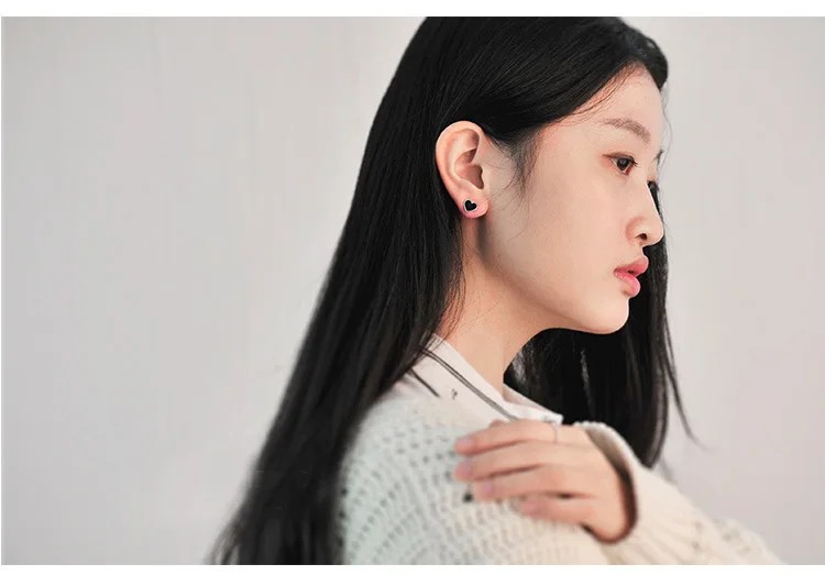 New 2019 High Quality Lover 925 Sterling Silver Stud Earring for Women Jewelry Gift For Romantic Lady Fashion | Украшения и