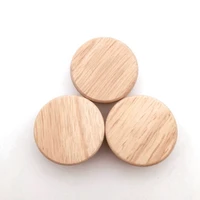 4812pcs wood round pull knobs natural wooden cabinet drawer wardrobe knobs for cabinet drawer handle furniture hardware