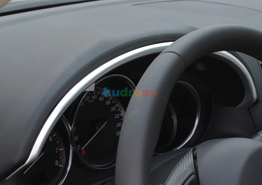 Для Mazda CX5 CX-5 2012 2013 ABS Матовый Интерьер автомобиля передний центр управления приборной панели полоса крышка отделка Аксессуары