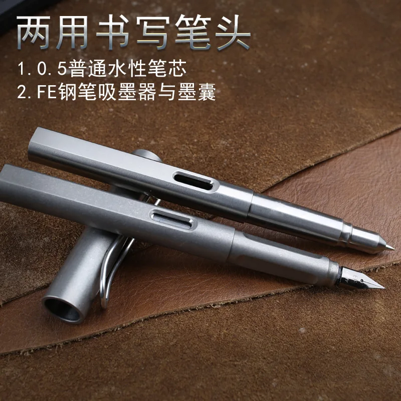 Online A315 Titanium Alloy Pena Taktis Multi-Fungsi Pen Taktis Pertahanan Diri Pena Baja Tungsten Jendela Breaker