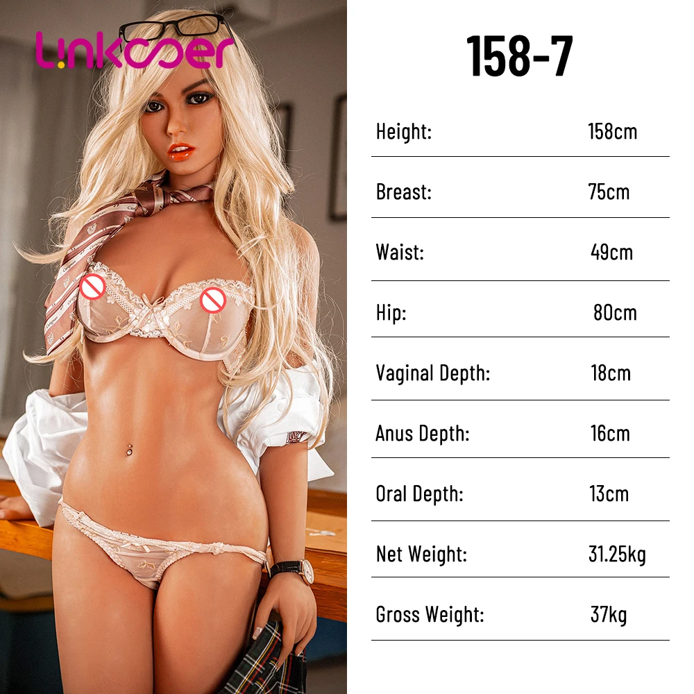 Linkooer 165 см Силиконовые Реалистичные секс куклы 158 сексуальная грудь хит
