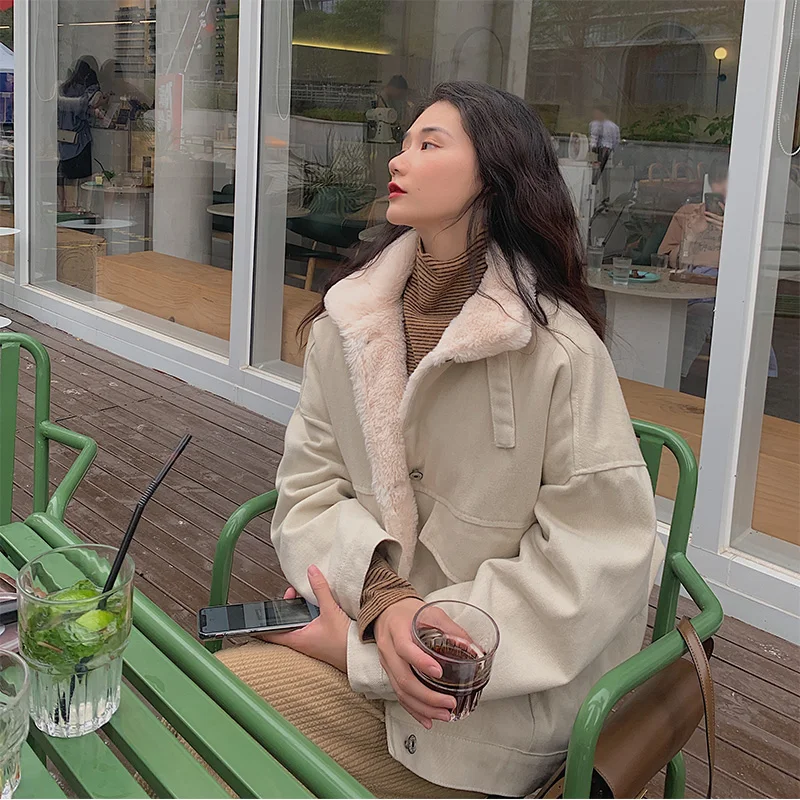 Новинка 2020 Женское пальто с подкладкой из искусственного меха зимние парки