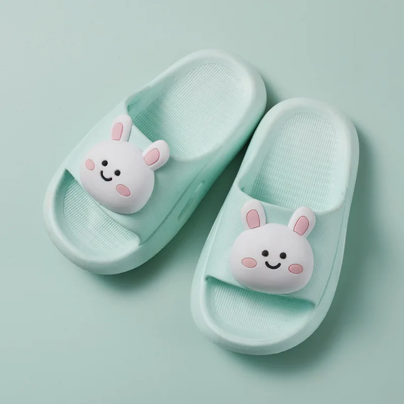 

2021 Summer new Cartoon rabbit children's slippers indoor home sandals and slippers boys and girls soft bottom slippers