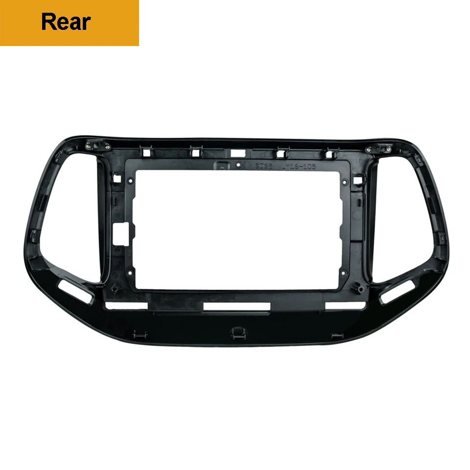2/1DIN Car CD DVD Frame Audio Fitting Adaptor Dash Trim Facia Panel 10.1inch For JEEP COMPASS 2017 18 19 Double Din Radio Player |