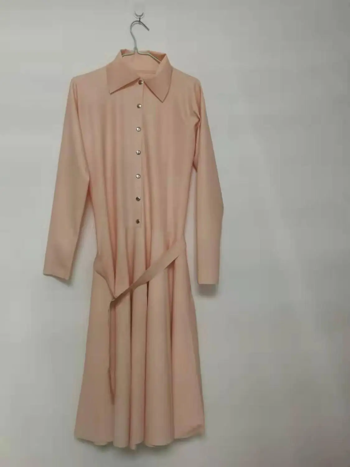 Новое поступление детский розовый латексный Тренч до колена Одежда Дождевик