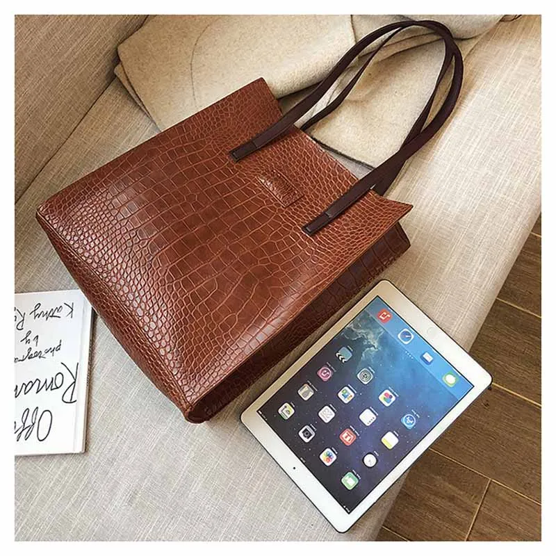 Модные женские сумки с крокодиловым узором кожаные дамские сумочки роскошные