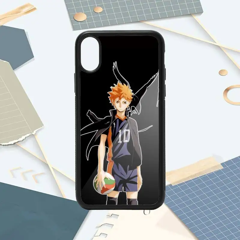 

Hot Anime Volleyball Haikyuu Phone Case PC for iPhone 11 12 pro XS MAX 8 7 6 6S Plus X 5S SE 2020 XR