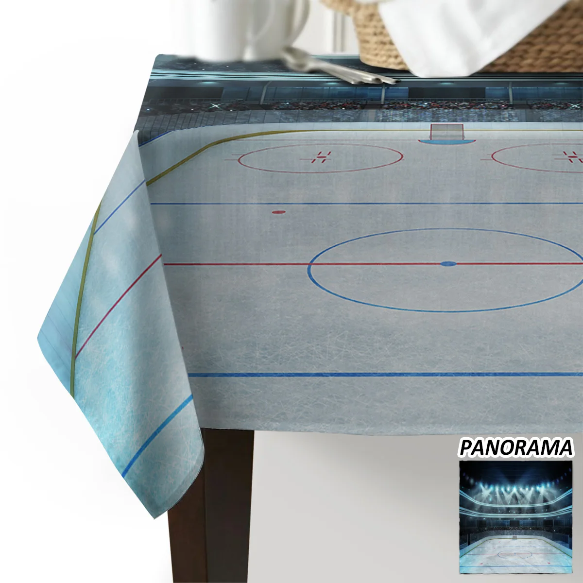 Арена хоккейная скатерть на свадьбу день рождения вечеринку покрытие стола