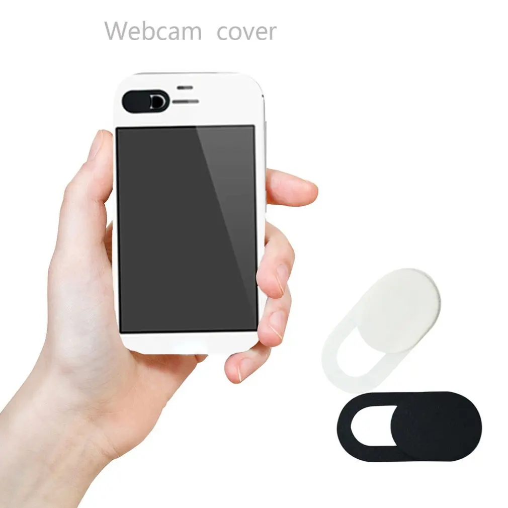 Universal Plastic Black WebCam Cover Shutter Magnet Slider Camera for IPhone Laptop Mobile Phone Len Privacy Stickers | Электроника