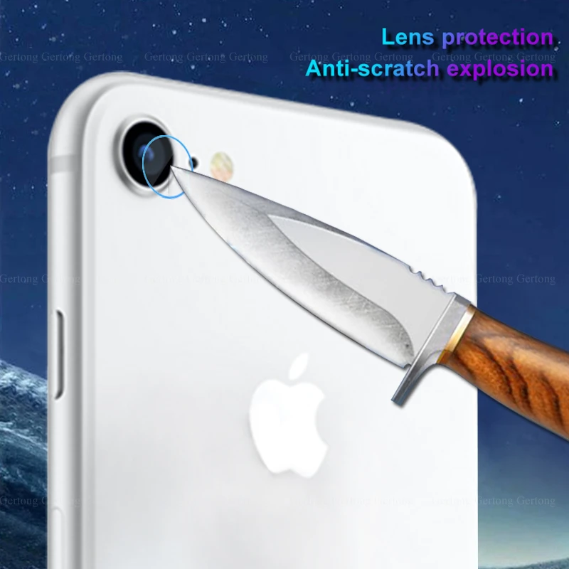 2 1 шт. стекло для объектива задней камеры iPhone Xs Max 7 8 Plus 11 прозрачная защита экрана X