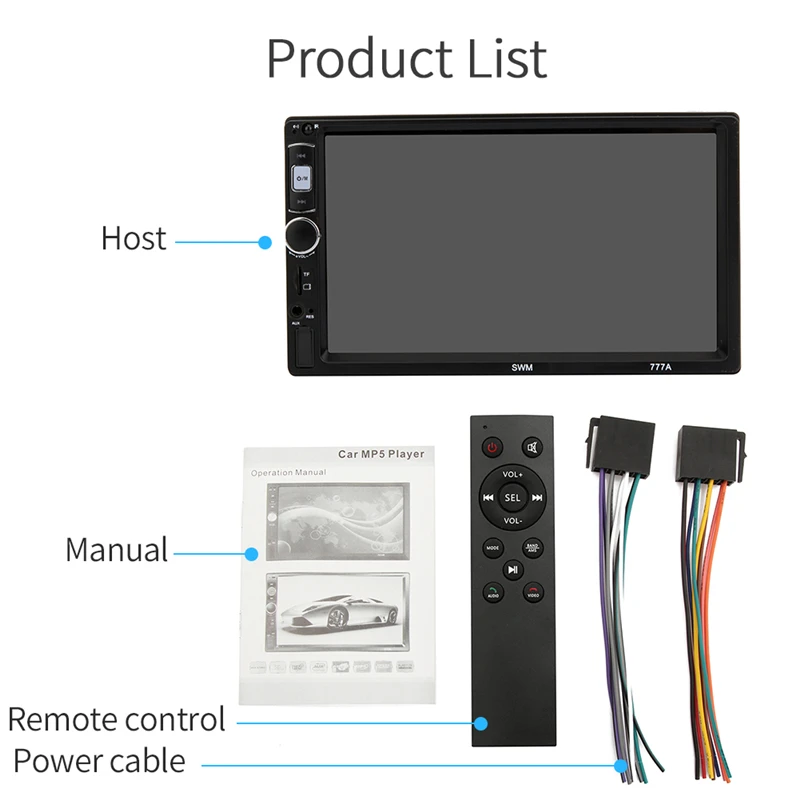 7 дюймов 2 Din автомобильное радио авто для Android центральный мультимидиа емкостный