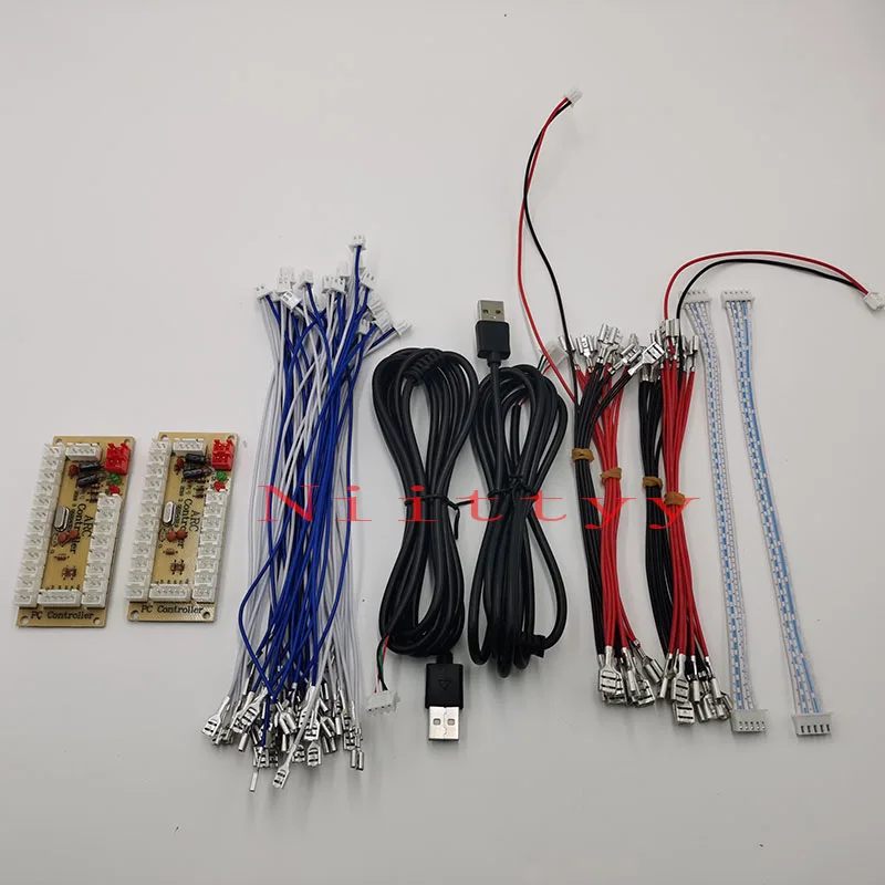 USB энкодер DIY Zero Delay пк к джойстику кодировочная плата + проводные кабели боевые