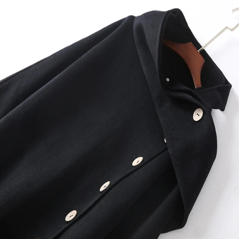 

2020 New Autumn Winter Female Coat Casual Women Trench Coat High Quatily Ladies Outerwear Solid Color Loose